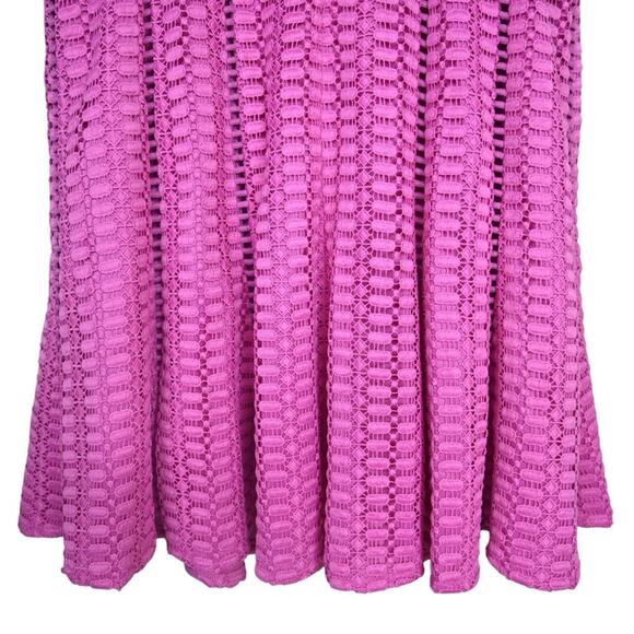 J. Crew Womens 10 Pink V-Neck Fit & Flare Lined Dress - Picture 6 of 9